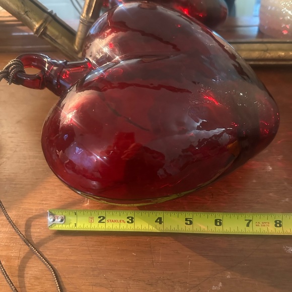 ♥️ HUGE art glass heart - Picture 7 of 7